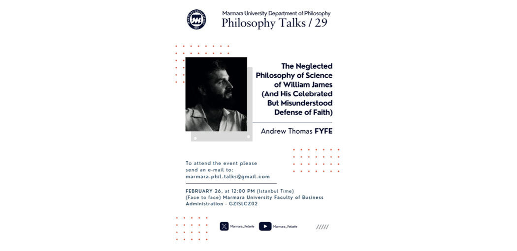 Felsefe Bölümü "Philosophy Talks-17" Etkinliği