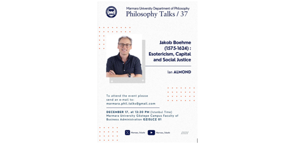 Felsefe Bölümü "Philosophy Talks-37" Etkinliği