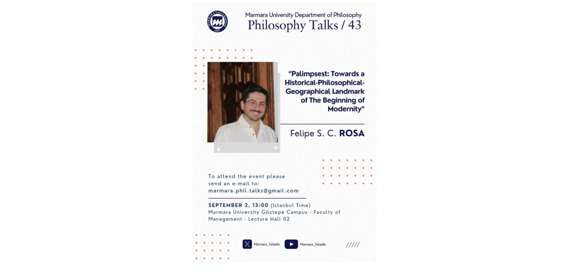 Felsefe Bölümü "Philosophy Talks-43" Etkinliği